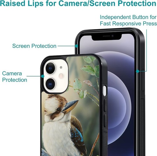 Kookaburra Australian For iPhone SE XS XR Max 5 6 7 8 Plus Anti scratch Cover - Picture 24 of 25