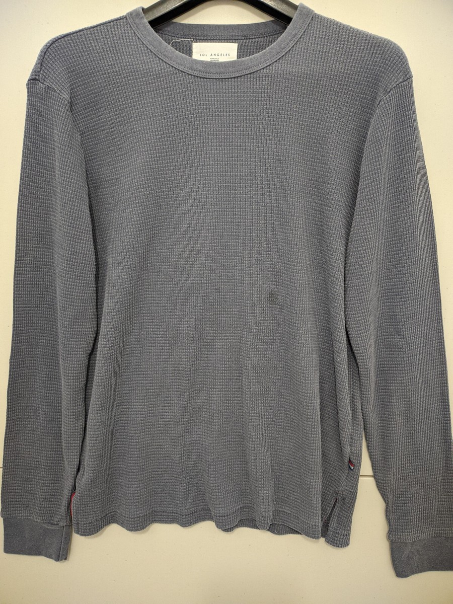soonerorlater sol Waffle L/S Tee グレー M Waffle L/S Tee | SOL (soonerorlater)