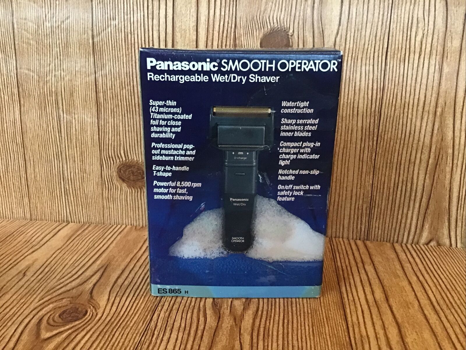NEW Panasonic Smooth Operator Cordless Wet Dry Rechargeable Mens