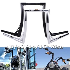 RISE 10" 12" 14" 16" Ape Hanger Handlebar 1.25in for Harley Low Rider Tour Glide