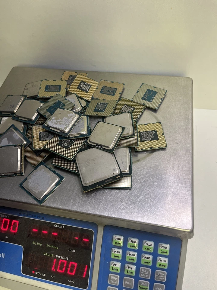 1KG Rottami di CPU per Recupero Oro Processori Tipo INTEL Kilo - Immagine 3 di 3