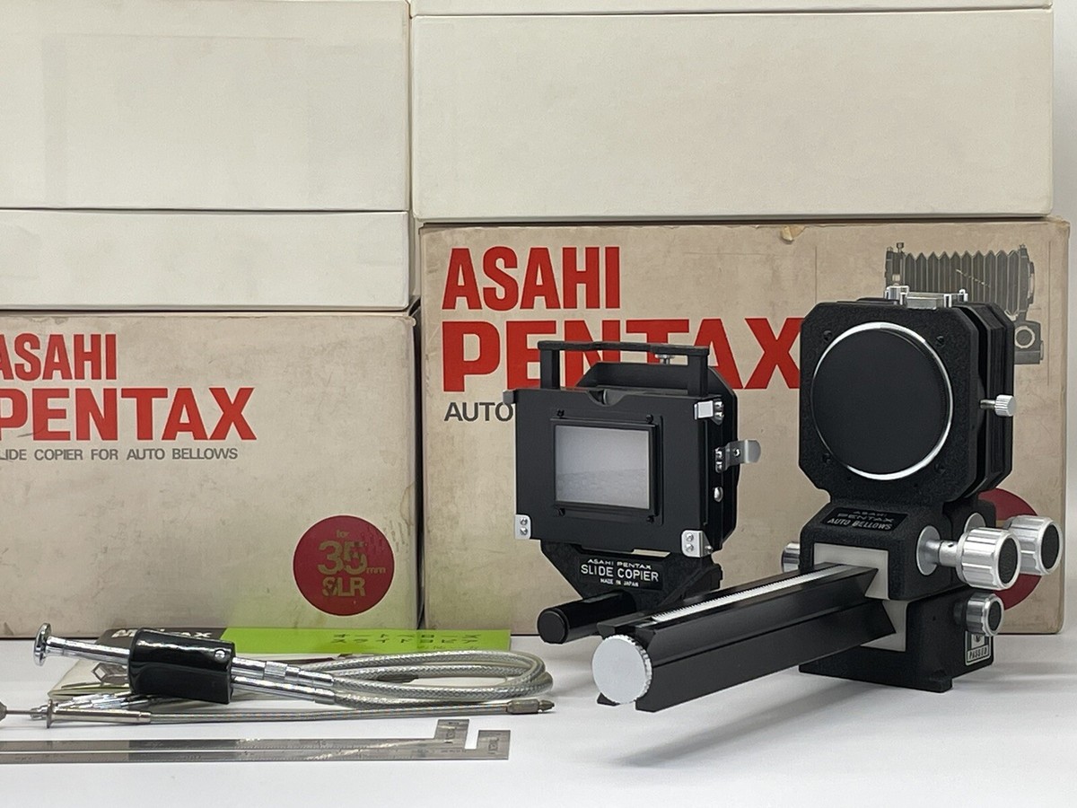 ほぼ新品 Pentax AUTO-BELLOWS + SLIDE COPIER Asahi Pentax Auto Bellows - Slide Copier | eBay