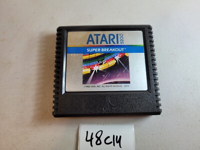 super breakout ATARI 5200 working video game cartridge 48c14