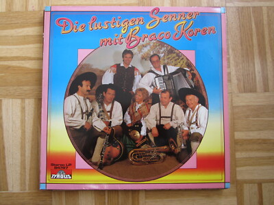 LP / DIE LUSTIGEN SENNER MIT BRACO KOREN /  TYROLIS   AUSTRIA / RARITÄT /