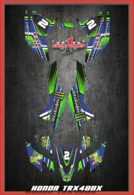 Honda TRX 400x ATV SEMI CUSTOM GRAPHICS KIT PRIMAL3
