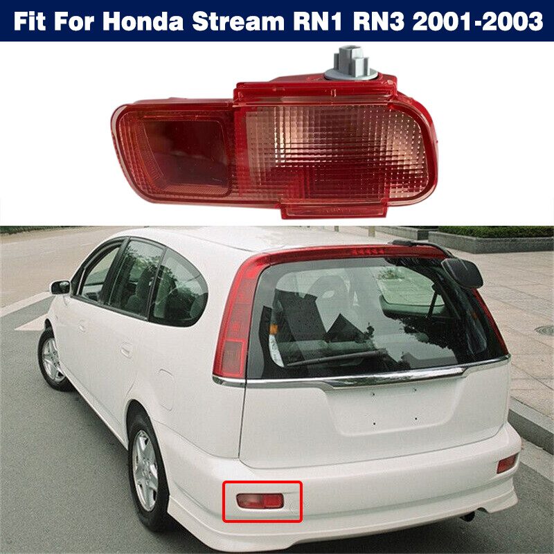 Stream Rn3 Bumper Left Rear Bumper Fog Lamp Reflector Brake Light For Honda Stream RN1 ...