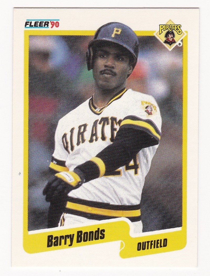 バーリーボンズ BARRY BONDS 1990 Fleer Baseball # 461 Pittsburgh Pirates NM
