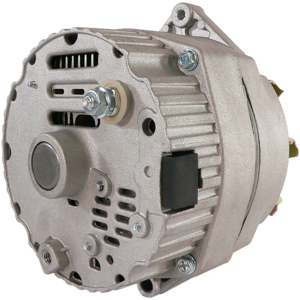 Alternator 1-WIRE 63 AMP 10SI w PULLEY For 5/8 Inch Wide Belt Tractor - Image 3 of 4