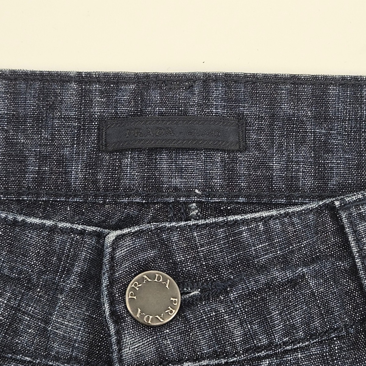 PRADA Contour Fit Straight Leg Jeans Dark Wash Women's Size PRADA Contour Fit Straight Leg Jeans Dark Wash Women's Size