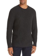 The Men's Store Crewneck Wool / Cashmere blend Sweater - size XL - Coal Grey