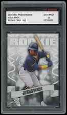 Jesus Made 2024 Leaf Prized 1st Graded 10 Rookie Card RC #11 Milwaukee Brewers