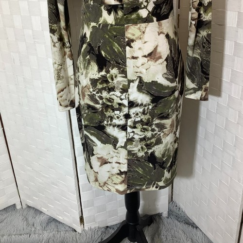 Jennifer Lopez floral sheath dress size medium - Picture 8 of 9