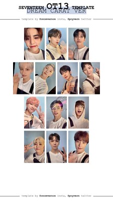 Seventeen Dream Album Photocard (SCoups Jeonghan Joshua Jun Hoshi