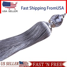 Curtain Holdbacks Rope Tie Backs Tassel Tie Backs Beaded Ball Decor MP