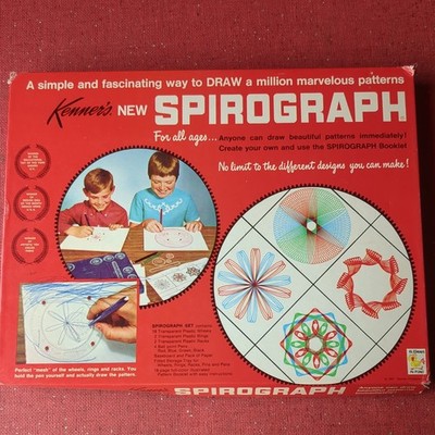 Vtg Spirograph Kenner 401 Drawing Set 1967 Complete Parts 1st Edition Game Toy