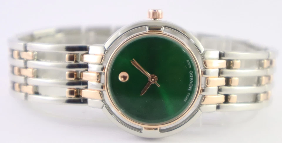 Reloj Pulsera Informal MOVADO Cuarzo Mujer Esfera Verde Banda Acero "Eleva Tu Estilo" Foto 4 de 4