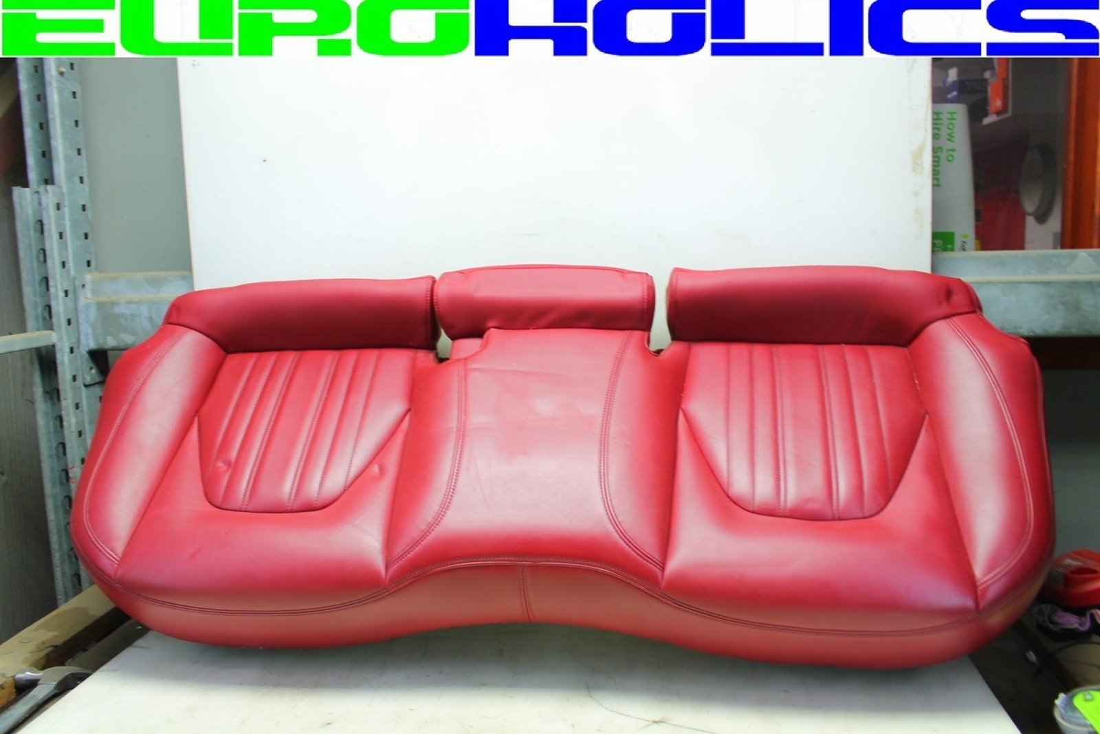 OEM Maserati M157 Ghibli 14-23 Rear Lower Seat Cushion Bottom Red Rosso