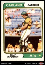 1974 Topps #420 Ray Fosse Athletics 4 - VG/EX