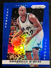 2024-25 Prizm Deca Shaquille O'Neal Legends Blue Prizm SP #'d 113/149