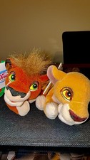 Kovu and Kiara The Lion King Simba's Pride Beanie Mini Bean Bag Plush 8"