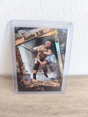 2026 Topps Chrome WWE - Stone Cold Steve Austin 3:16 - 7 Parallel Black SSP /10