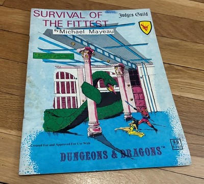 Dungeons & Dragons Survival of the Fittest Original Judges Guild OSR