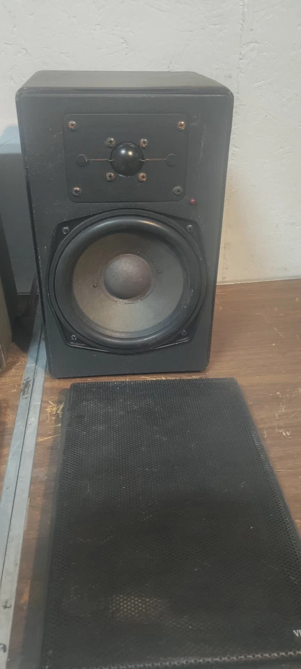 Altavoces Visonik David 702 para piezas/reparación sonido probado ver el vídeo de YouTube Foto 3 de 4