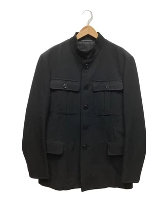 Veste Yohji Yamamoto MN-J19-102 taille L noire fabriquée au Japon envoi rapide - Photo 1/4