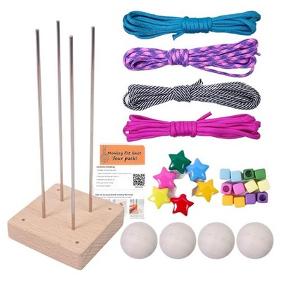 DIY Affenfaustknoten Set - Starkes Paracord Seil, Basteln Knoten Maker, 5169