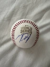 Kris Bryant 2016 World Series Autographed Baseball Chicago Cubs