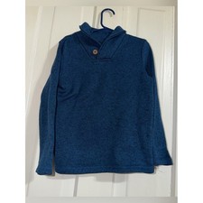 Kids size 6 sweater Navy Blue Pullover Shirt top