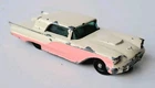 MATCHBOX LESNEY VINTAGE 75a FORD THUNDERBIRD, RARE BLACK PAINTED BASE AND WHEELS