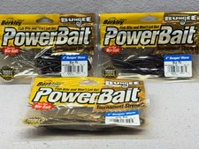 Obsolete Vintage Berkley 4" Bungee Worms Tournament Strenght (3) 12 packs