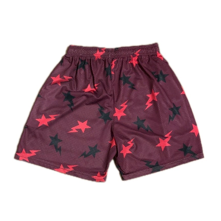Classic Basic Eric Emanuel Bape Purple Shorts - image 3
