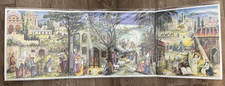Vtg Kurt Adler Flat Paper Advent Calendar Made in Germany Richard Sellmer Verlag