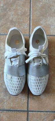 LA STRADA Damen Sneaker   39 Weiß-Silber 