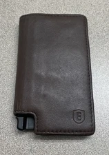 Ekster Men's Brown Genuine Leather RFID Bifold Wallet Slim Minimalist