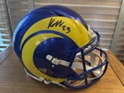 Kyren Williams Signed Los Angeles Rams Full Size Helmet JSA Auth