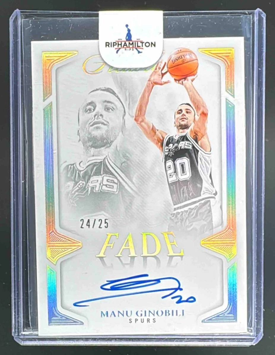 Panini Manu Ginobili Basketball Autographed Sports Trading Cards