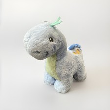 Aurora World Blue Dinosaur Plush Starting Out; Height 10 Very Soft; Blue Green