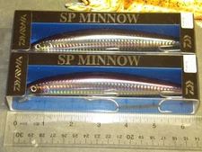 Daiwa Salt Pro SP Minnow Striper FLOATING Lure DSPM15F18 Purple Back Silver Lot2