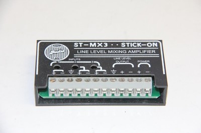 RADIO DESIGN LABS ST-MX3 Stick-On Series Line Level Mixer