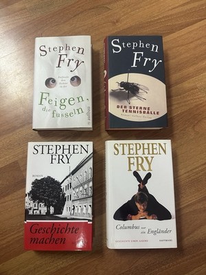4x Stephen Fry Bücher | Geschichte machen, Der Sterne Tennisbälle u.a. Buchpaket