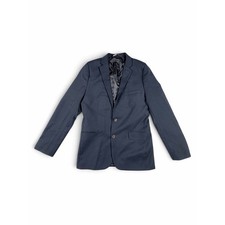 Nordstrom Kids Boys Wool Blend Navy Blue Blazer Sport Coat Size 18