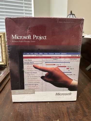 Microsoft Project 1.10 for Macintosh 1991 – Sealed RARE Apple Vintage Software - Bild 3 von 16