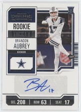 2023 Panini Contenders #275 Brandon Aubrey Autograph RC Rookie Ticket Auto