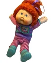 Rare Vintage Hasbro Cabbage Patch Kids Red Head Teeth Outfit Blue Eyes