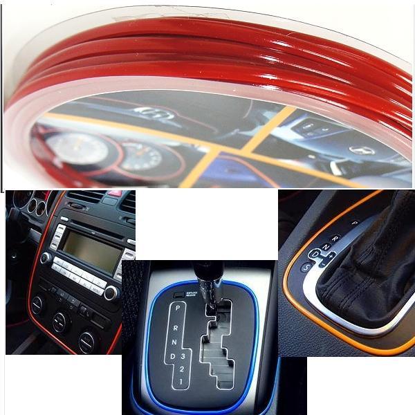 CAR DASH PARTS DECORATION TRIM MOULDING 4MM(W) X 5M(L) RED