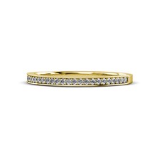 TriJewels Diamond Wedding Band SI2-I1, G-H 0.20 ctw 14K Yellow Gold JP:71992