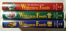 3 VHS lot Adventures of the Wilderness Family 1 2 3 I II III clamshell cases